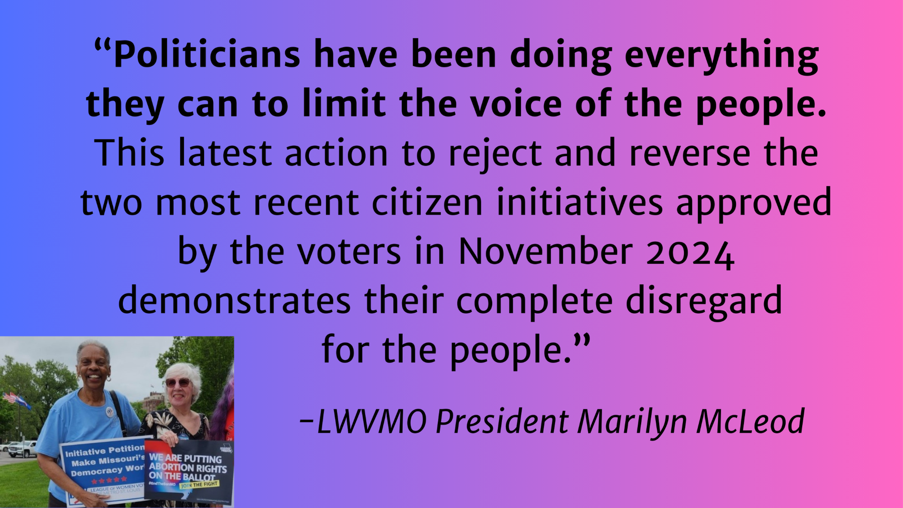 Politicians have been doing everything they can to limit the voice of the people