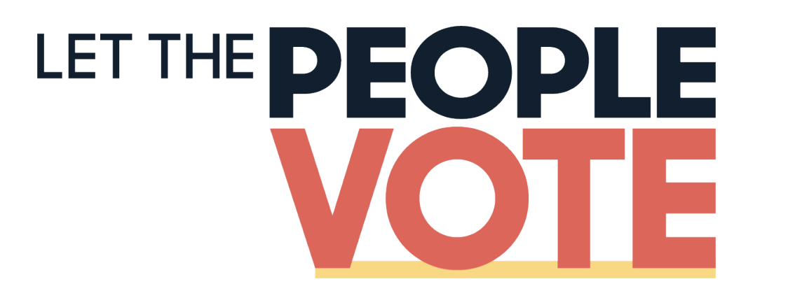 Let the People Vote Graphic