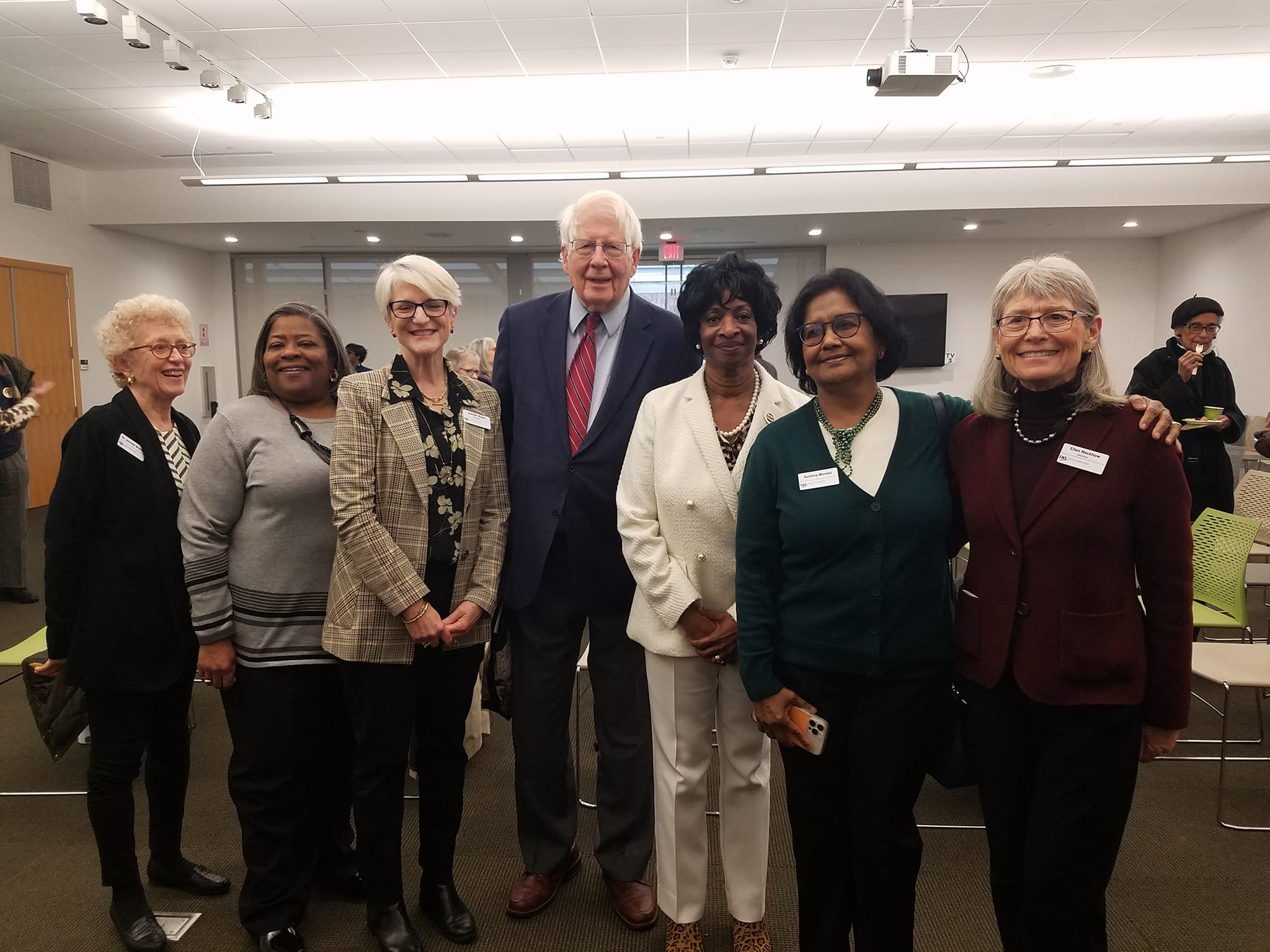 Speakers at ODC event with ODC members 