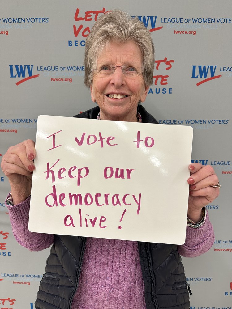 Betty Lohr of Catawba Valley League 