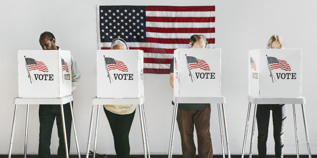 Voters Voters in Voting Booths