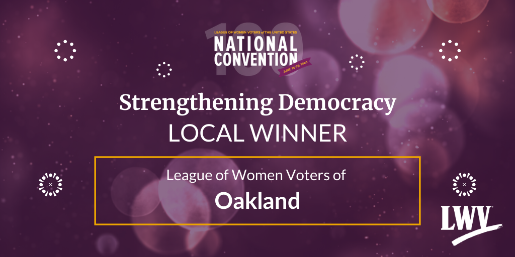 Strengthening Democracy Award