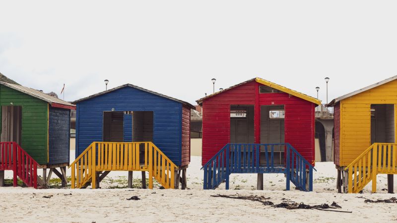 Photo by Florian Schmetz on Unsplash Photo of a row of empty beach houses