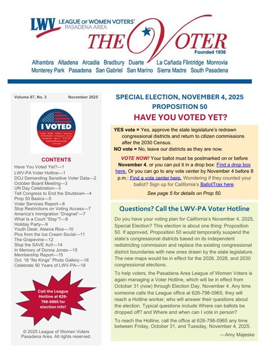 November Voter 2025 Image