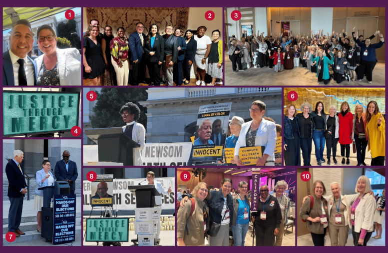 collage of LWVC events in June - July