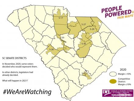 SC 2020 Senate map noncompetitve 