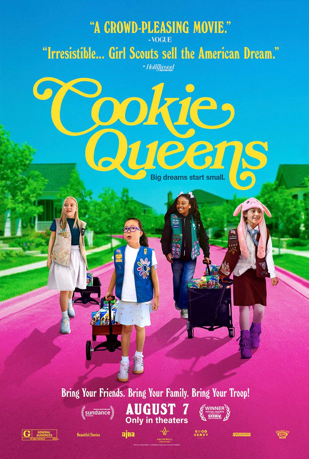 A poster for the documentary "Cookie Queens."