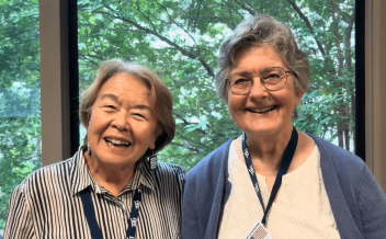 Gloria Chun Hoo (left) and Helen Hutchison (right)