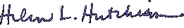 Helen Hutchison full signature