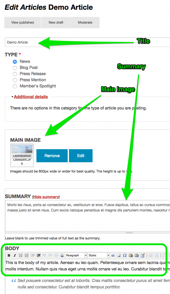 Creating Metadata