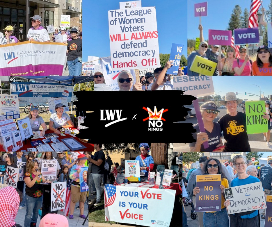 Collage of No King Rallies