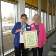 Kathy Aanerud with Zilla Way Kathy Aanerud with Zilla Way