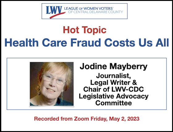 Health Care Fraud Costs Us All