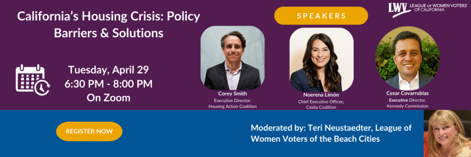 banner image restating the details of the event, with a headshot of each of the 3 speakers and the single moderator