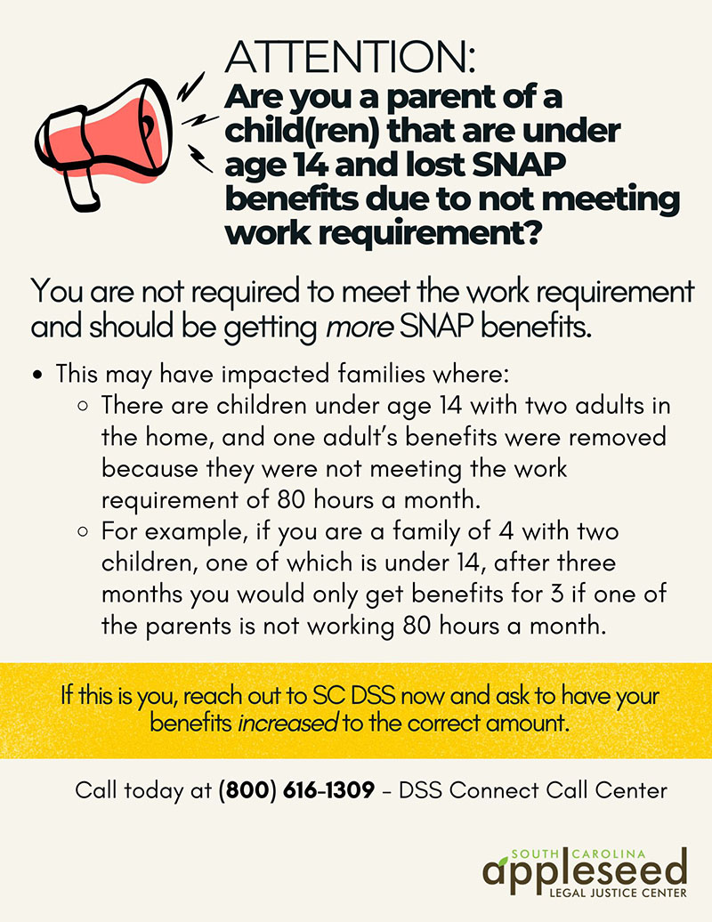 A graphic explaining SNAP benefits.