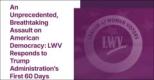 LWV Responds to Trump First 60 days