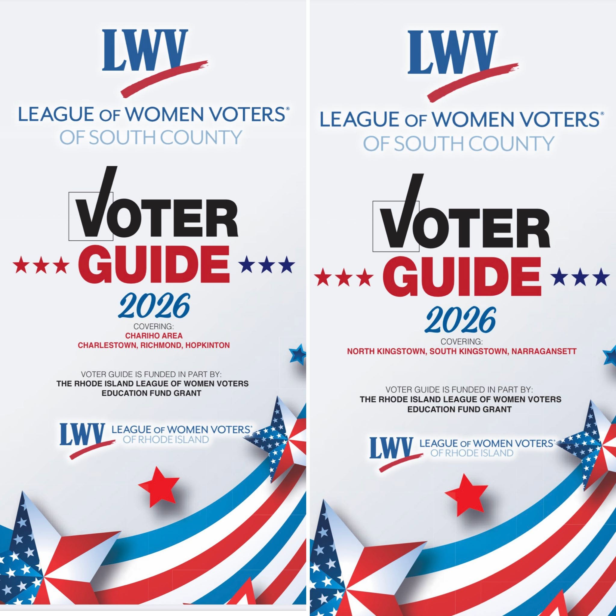South County Voter Guides cover images
