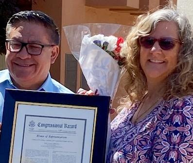 2023 24th district Women of the Year Salud & Laura Winner 24th congr women of the yr