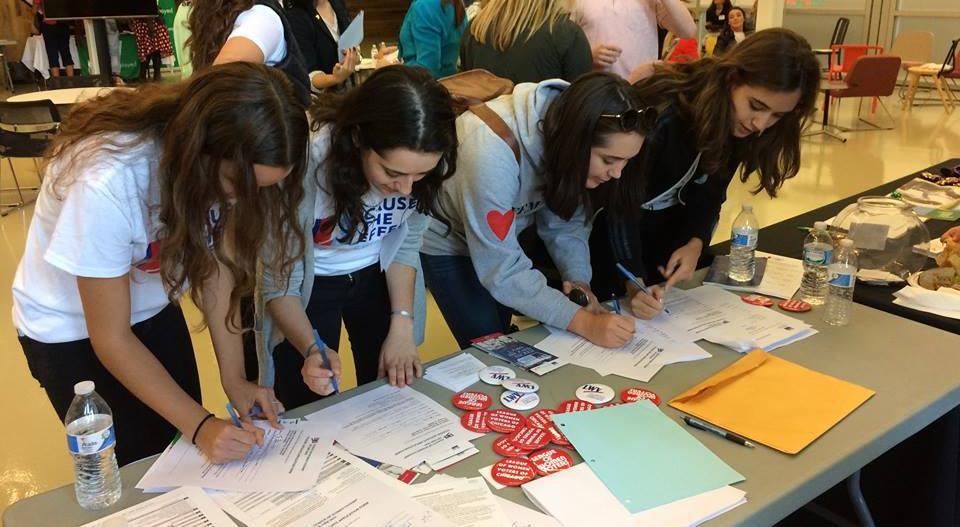 Registering voters