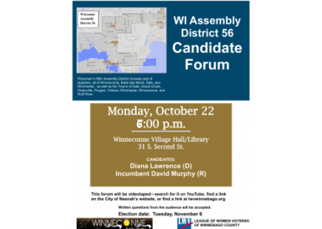 WI Assembly District 56 Candidate Forum