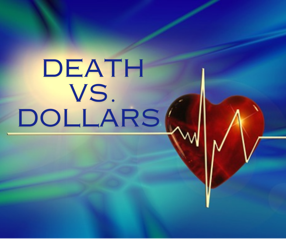 Death vs. Dollars Banner