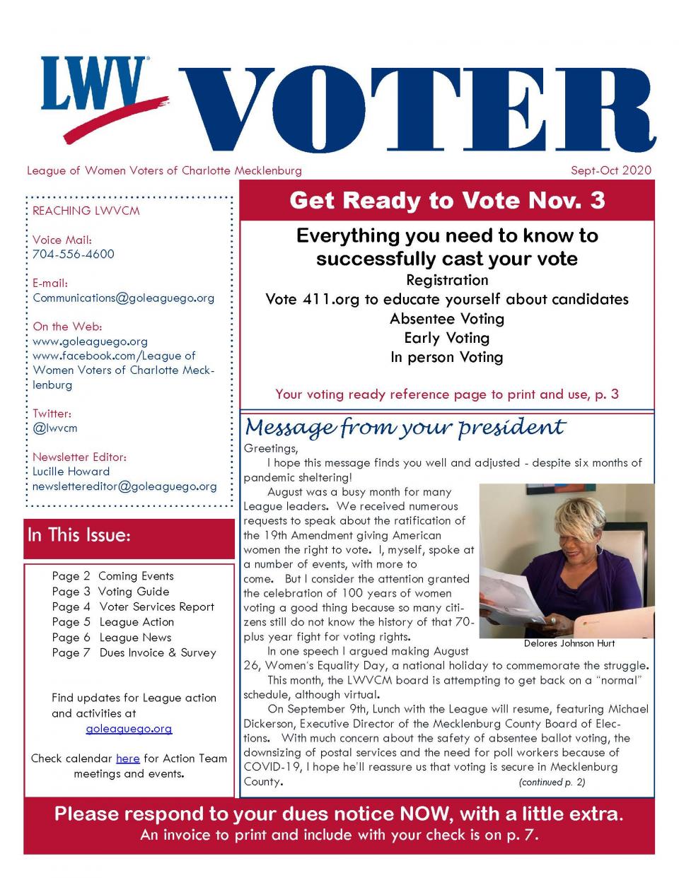 Newsletter September - October 2020