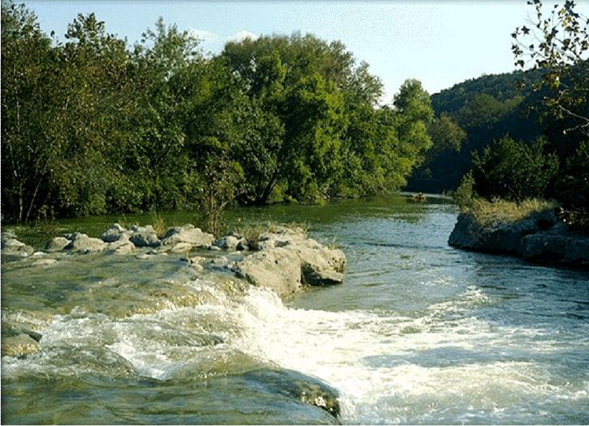 The beauty and water resources of the Texas Hill Country are what drew our ancestors, and us, to make this our home. Beauty of Hill Country with trees and river