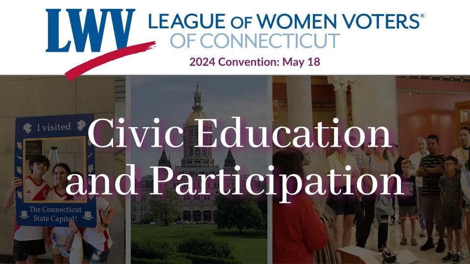 2024 LWVCT Convention banner