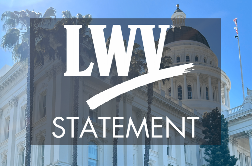 LWV California Statement graphic