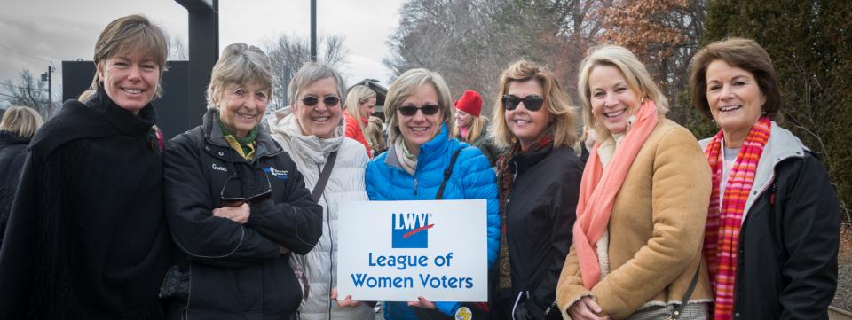 Some members of the League of Women Voters of Hamilton Wenham League of Women Voters of Hamilton Wenham