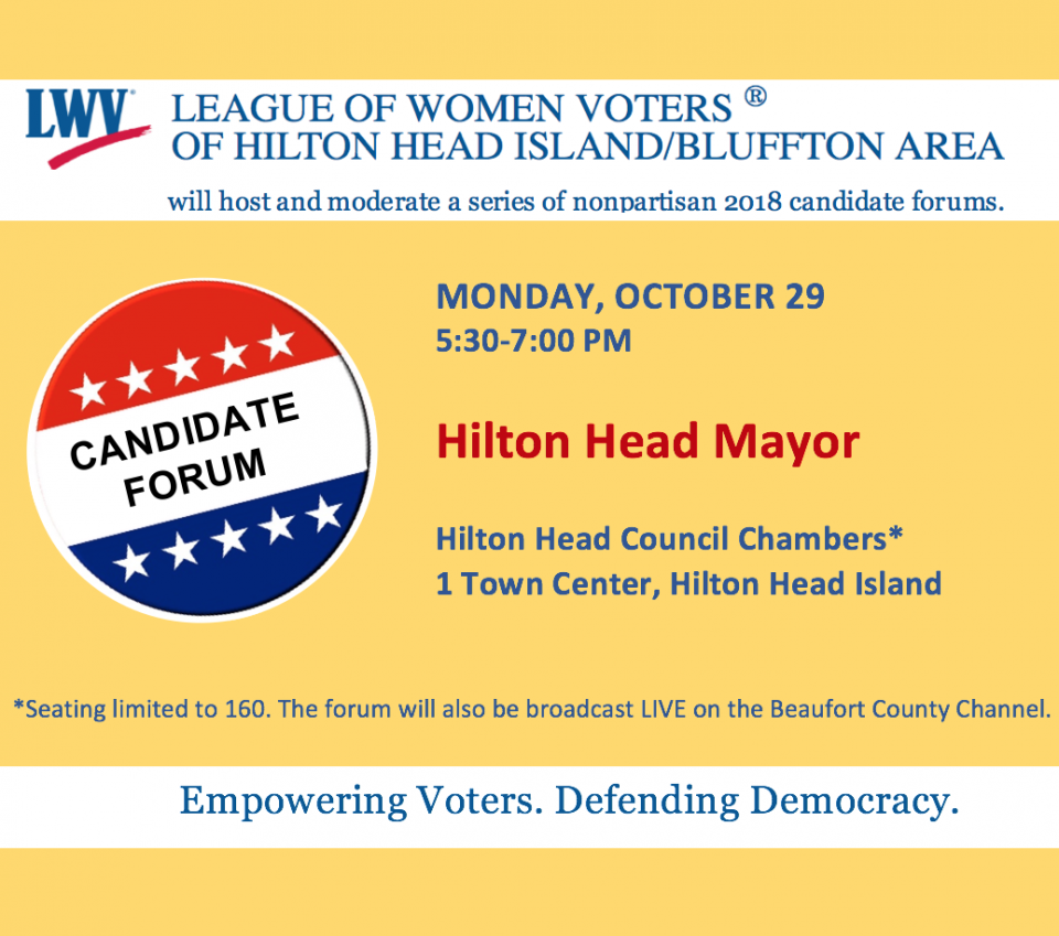 Oct 29 HH Mayoral Candidate Forum