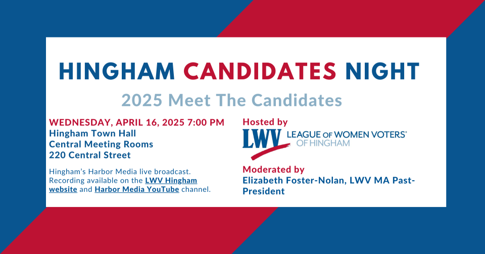 2025 Hingham Candidates Night