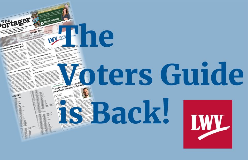 Voters Guide is back!