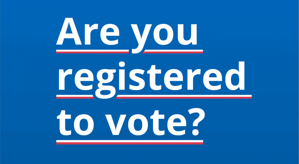 are you registered to vote?