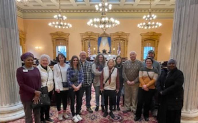 LWVMC membership statehouse visit