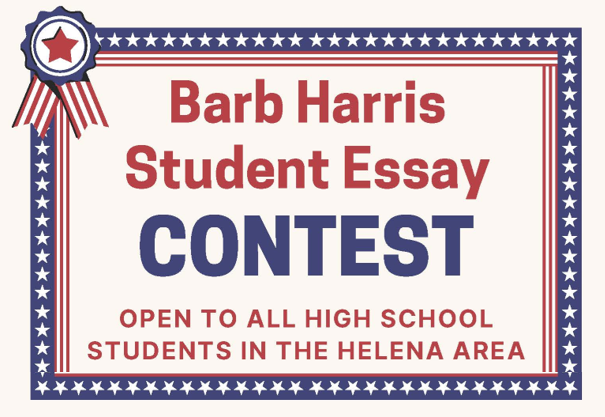 Barb Harris Student Essay Contest logo