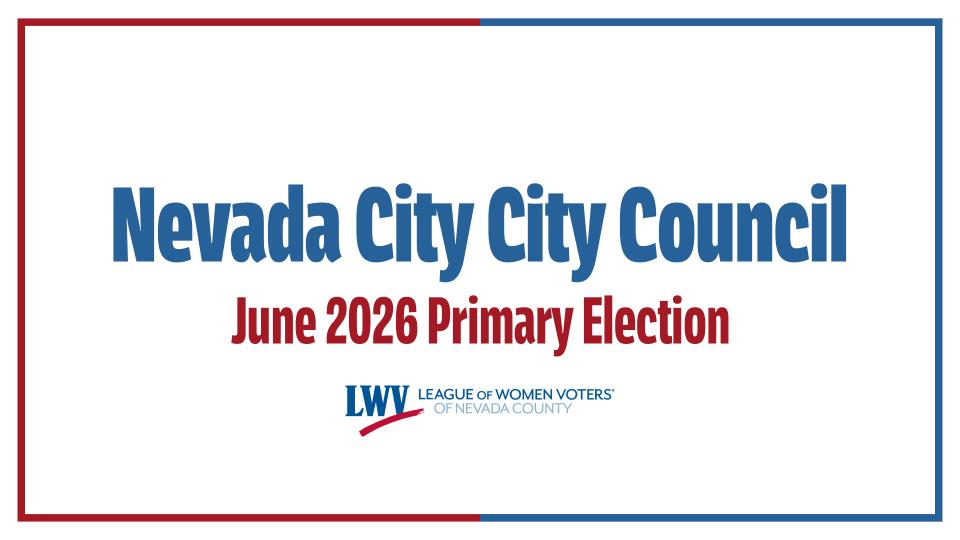Nev City Candidates 2026