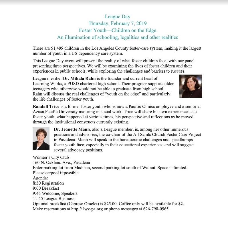 February League Day 2019