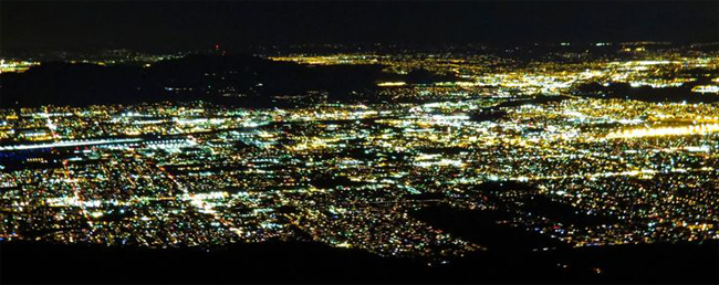 San Bernardino Valley at Night San Bernardino Valley at Night