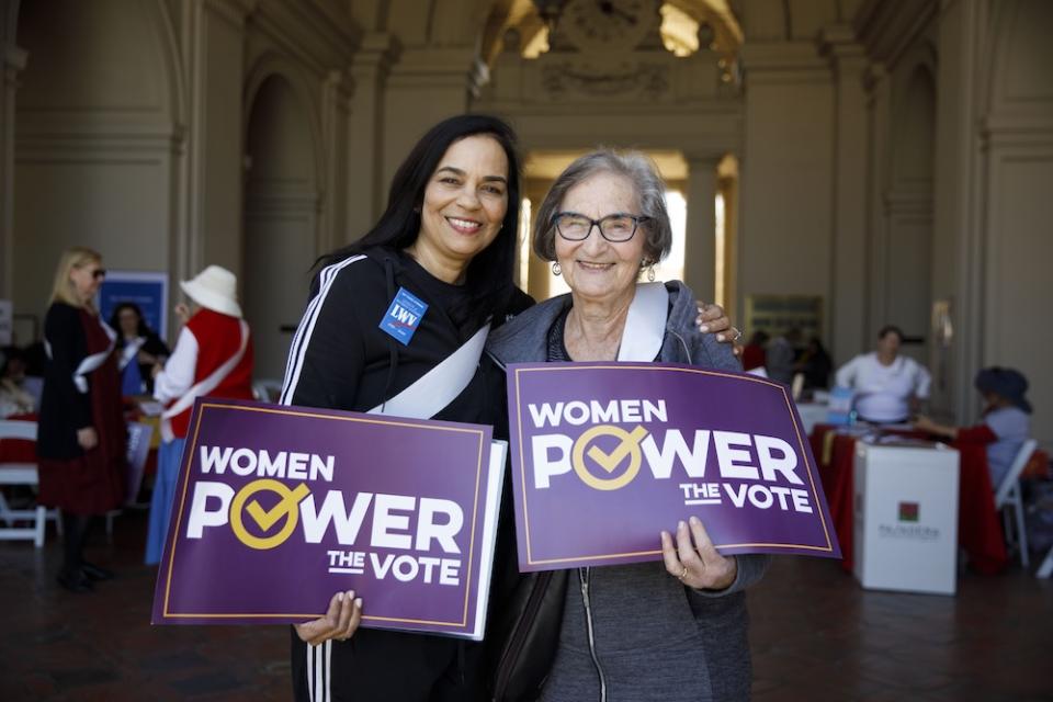 Women Power the vote 