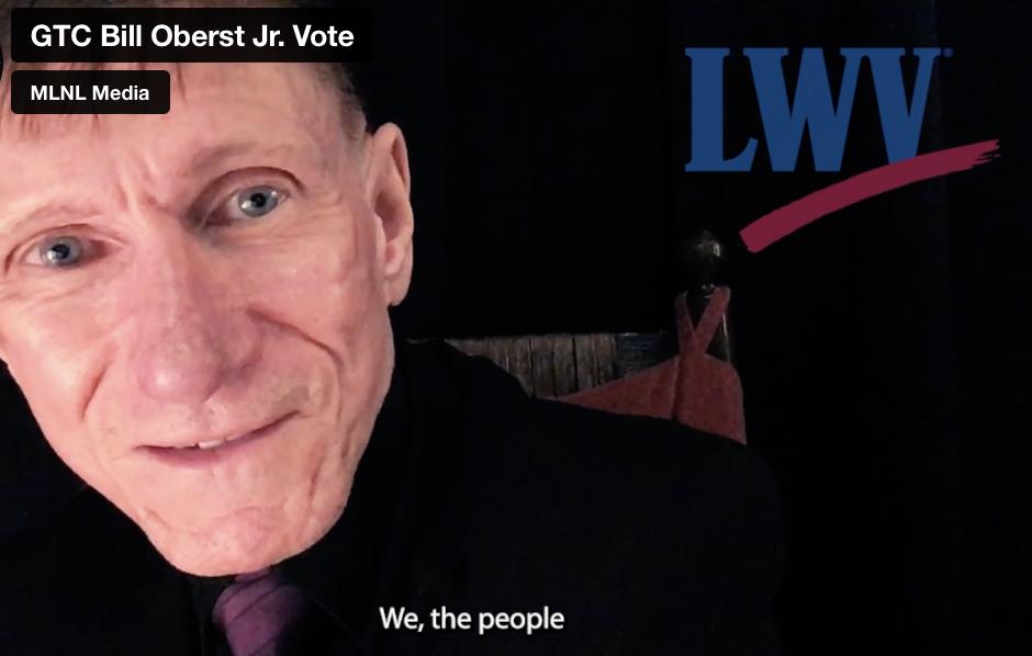 Bill Oberst, Jr.: We the People. Vote. 