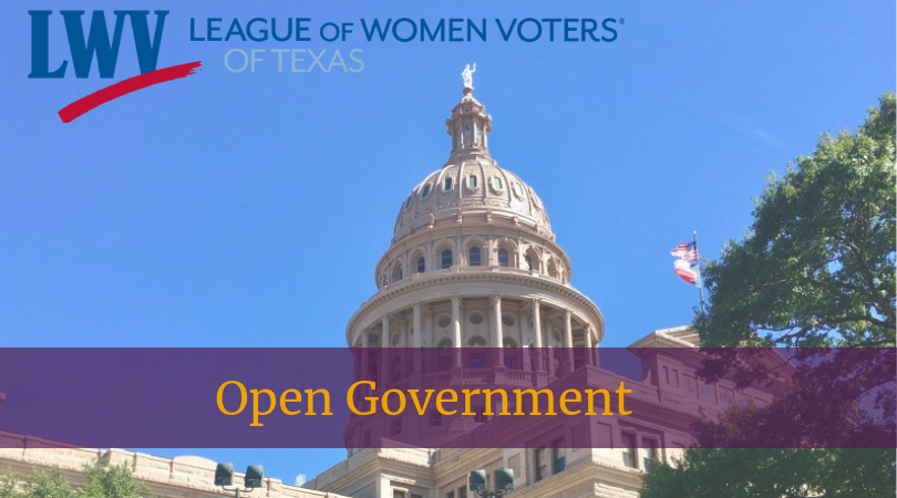 Texas Capitol Open Government