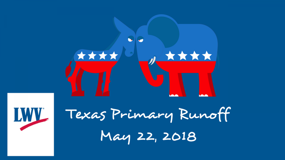 May 22 Primary Runoff election