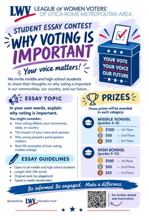 Youth Civic Grant flyer