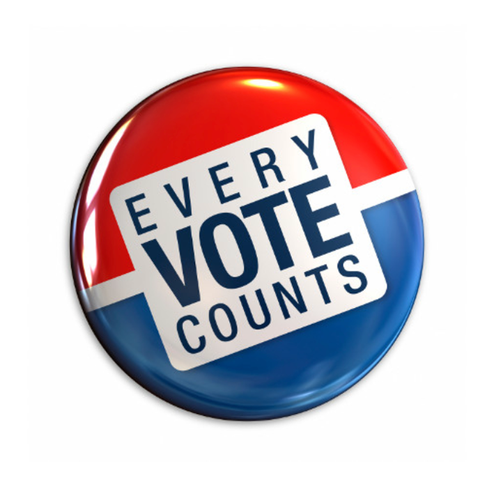 photo of Every Vote Counts Button 