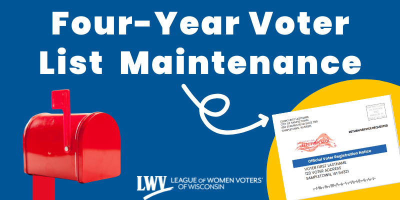 Four-Year Voter List  Maintenance