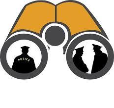 public oversight graphic graphic of binoculars with figures in the lenses