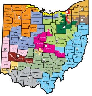 Ohio congressional districts map Ohio congressional districts map