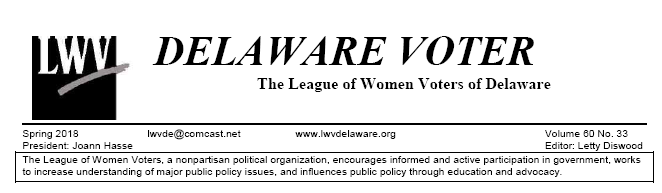 LWV Delaware Voter newsletter