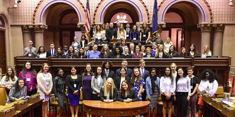 LWVNYS Students Inside Albany